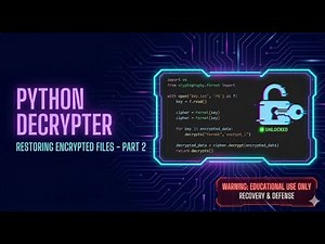 Coding the Antidote: Writing a Ransomware Decrypter in Python