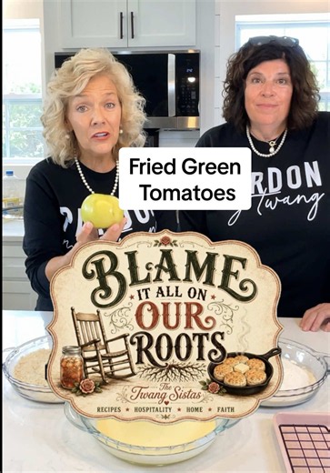 Fried Green Tomatoes with Sassy Twang'd Up Sauce