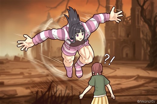 会投技的女孩子真的很加分