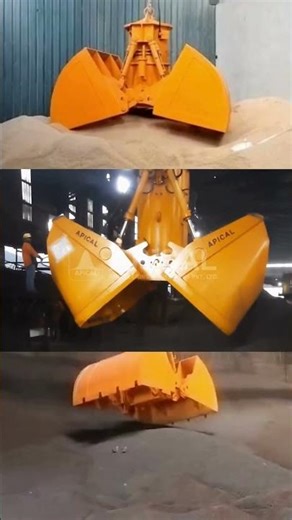 Apical Engineering’s Clamshell Grab Bucket is for smooth operation #apicalengineering #excavator