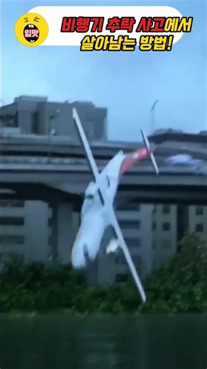 비행기 추락 사고에서 살아남는 방법! #브레이스 자세 #충격방지자세 #쇼츠 #brace position #automobile #airplane #shorts