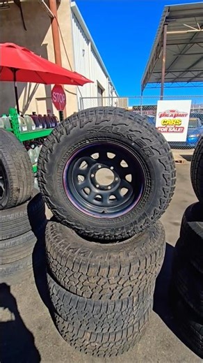 R50 Pathfinder| Wheel & Tire "UPGRADE" at the junkyard!
