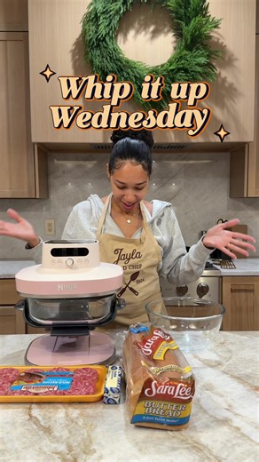 Breakfast for dinner is always a hit in the Henry Home🍳🤎 First time using my @Ninja Kitchen Crispi Pro I AM OBSESSED French Toast: You can use any bread, i also love using Texas toast but it’s hard to come by down here! Milk My secret is a slash of coffee creamer! Vanilla extract Cinnamon power Eggs with a splash of milk makes them fluffy and we add cheese! @JohnsonvilleSausage was delicious!