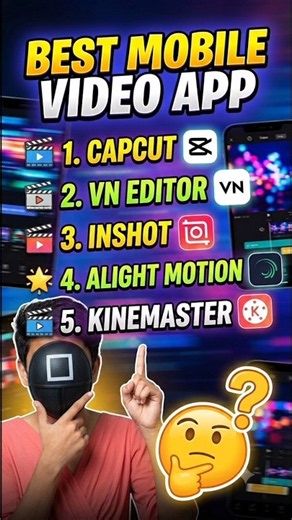 Top 5 Best Video Editing Apps for Phone in 2026 #shorts #trending #viral#technology
