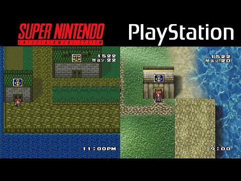 All SNES Vs PS1 Games Compared Side By Side