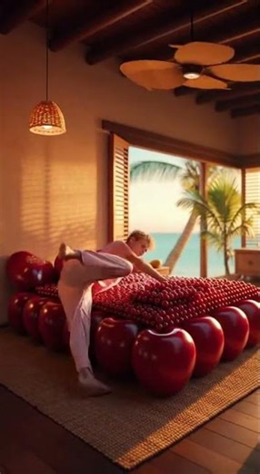 He JUMPED Into a Giant CHERRY Bed! 🍒 The Explosion Was Wild