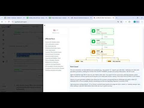 Llumo AI Demo | Atomic-Level Debugging for Agentic AI Workflows