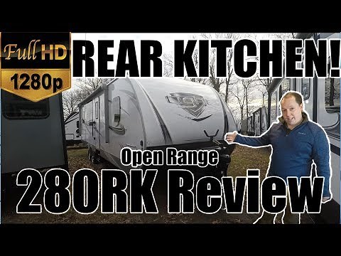 2018 Open Range 280RK Light (RV REVIEW) - Rear Kitchen - Highland Ridge RV - Travel Trailer