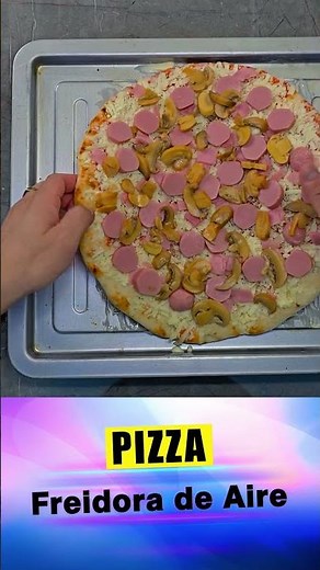 Pizza en Freidora de Aire - Air Fryer Pizza