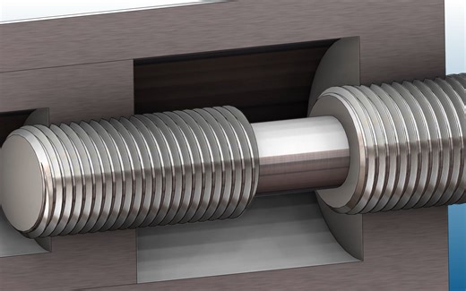 差动螺纹--精密微调机构