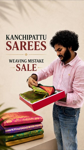 Last Day for Weaving Mistake Sale...Hurry up.. #weavingmistake #kanchipattusarees #shopping #online