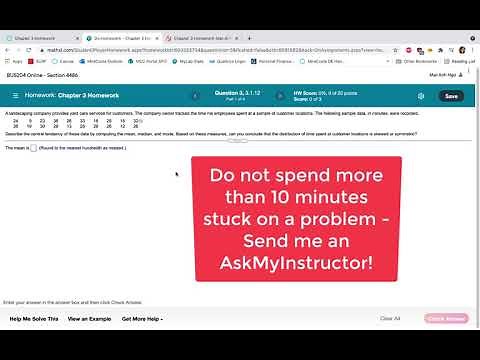 MyLab Statistics Tips (2021)