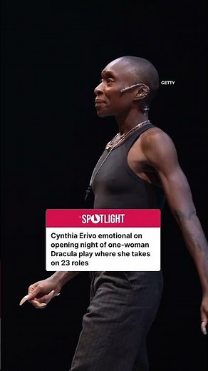 Cynthia Erivo celebrates opening of Dracula