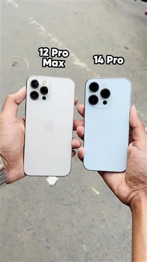 iPhone 12 Pro Max Vs iPhone 14 Pro - Camera Zoom Test! #shorts