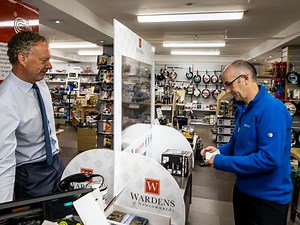 What must non-essential shops do in order to safely re-open from Monday?