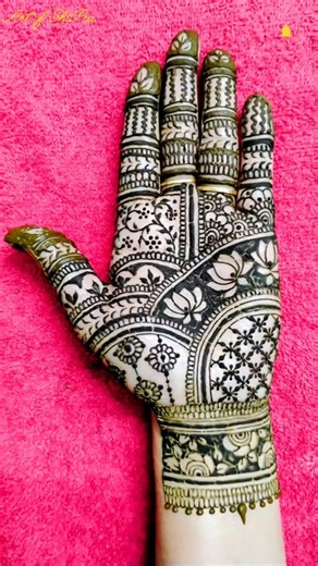 Bridal Mehndi Design || मेहंदी डिजाइन || Hennadesign #Shorts #Mehndi #Art of ShiPra