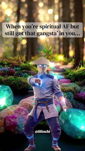 I found my peace thru chaos! Don’t get it twisted! #spiritualgangster #healingnothealed #spiritualtok #shadowwork Raiden Visual Cred: @Incognito Brand