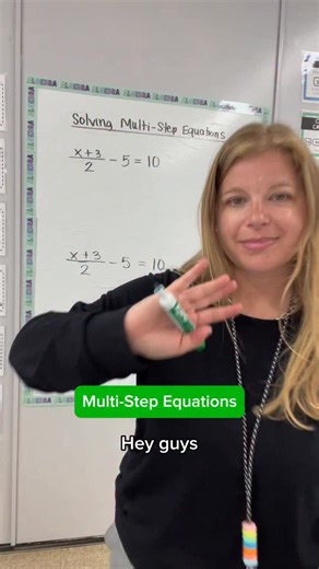 Rory Yakubov // iteachalgebra on Instagram: "Solving multi-step equations #iteachalgebra #mathematics #mathteacher #algebra #iteachmath"