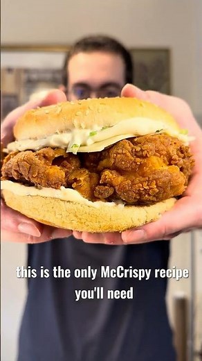 How to make the best McCrispy Burger recipe 🍔🔥