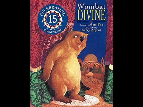 Reading Wombat Divine book by Mem Fox - Children Story Time - Learn to read Homeschool