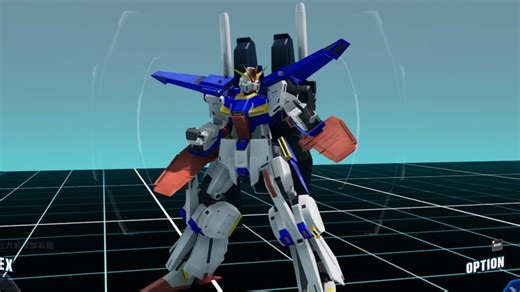 【高达破坏者4】DLC强化型ZZ高达（Ver.Ka）（感谢@猩人类大佬提供的视频来源）