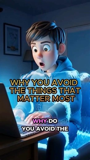 Why You Avoid the Things That Matter Most🧠| Why You Do That #brainfacts #motivation #shorts #facts