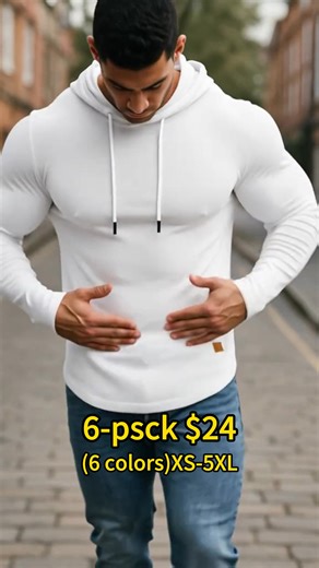 🔥 This fleece hoodie is the perfect dual-stage solution for both the gym and the street! ✔️ Double-sided fleece technology – locks in a comfortable -5°C temperature ✔️ 3D shoulder cut – creates a flattering V-shape without looking bulky ✔️ Micro-stretch fabric – stretches effortlessly during weightlifting ✔️ Reflective webbing – provides added safety during night runs #Men'sHoodie #FleeceFabric #SportsCasual #AutumnWinterTops #MultifunctionalItem | The Clothing Haul