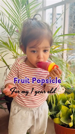 Fruit Icecream for 1 year old baby😍❤️ #shorts #shortsfeed #youtubeshorts #shortsyoutube