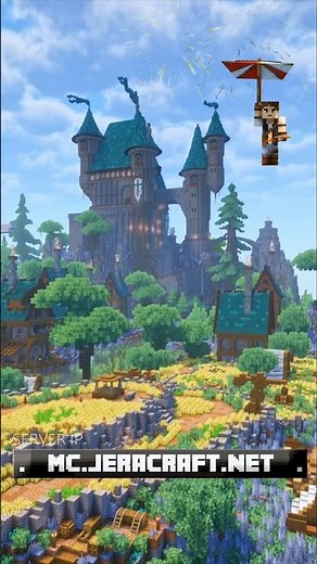 Official Jeracraft MMORPG Server! #minecraft #minecraftsmp #minecraftbuilds #mmorpg #minecraftmemes