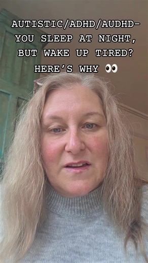 If you’re autistic, ADHD or both, and you wake up feeling like you've run an emotional marathon, your dreams feel intense, emotional, vivid, or exhausting - that’s not just random. Your brain uses sleep to process everything it couldn’t in the day. You didn’t sleep lightly. You slept deep and hard ✨️🤎 If this hit, SAVE it or drop a 🧠 so other AuDHDers can find their people. #autismawareness #adhd #audhd #audhder #sleep