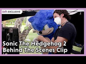 Acting with a Life Sized Sonic the Hedgehog | io9 Exclusive Behind The Scenes