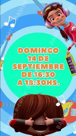 MINI BEAT POWER ROCKERS e-card Invitación Animada