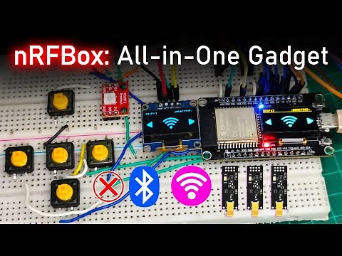 Step-by-Step Guide: Install nRFBox v2.5.0 on ESP32 with Built-in OLED 0.96 + DIY All-in-One Gadget