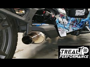 CAN AM RYKER TREAL PERFORMANCE EXHAUST installation VIDEO