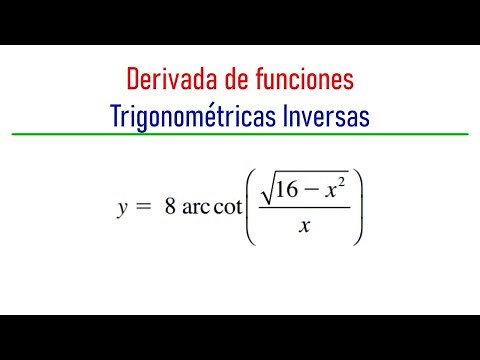 Derivadas de Funciones Trigonométricas Inversas
