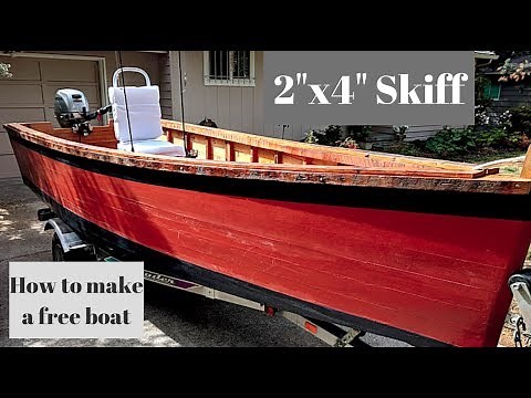 Scrap 2x4 Boat Build (reclaimed wood)