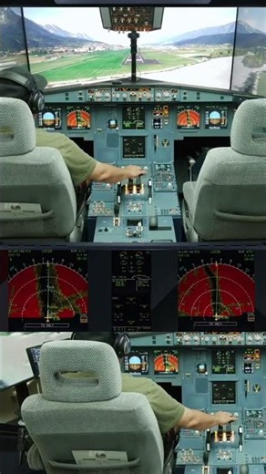 🧈 BUTTER Landing at Innsbruck! 🏔️MSFS 2024 | 1:1 Airbus Cockpit | Full Flight Deck View