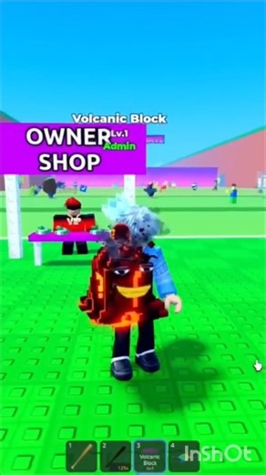 I receive volcanic lava block😱 #roblox #gaming #trending #shorts