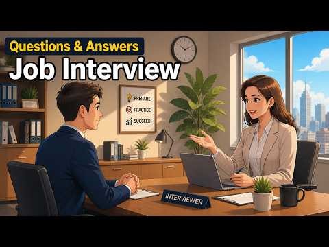 English Job Interview Questions & Answers | B1–B2 Listening Practice
