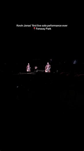 Kevin Jonas' First Live Solo Performance at Fenway Park