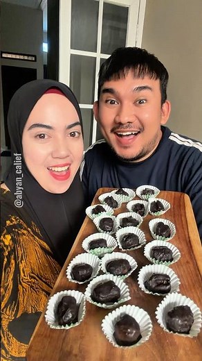 Kurma coklat keju ! #abyancalief #kurma #keju #kuelebaran #resepmudah