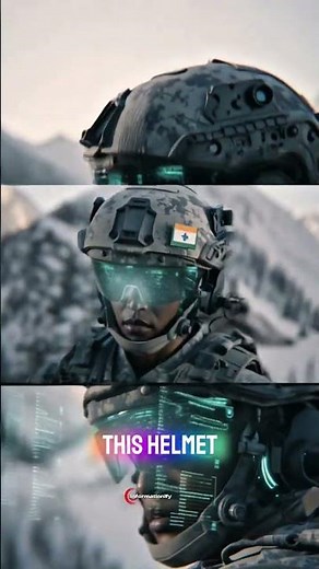 Indian Army’s New AI Helmet | Future Soldier Tech of India 🇮🇳 #indianarmy #cops