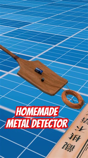 I Made a Metal Detector with 3 Simple Items! 🤯🧲