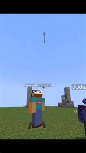 Minecraft arrow toss🫠 #minecraft #memes