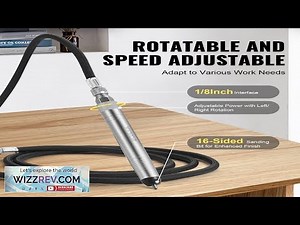 VEVOR Pneumatic Engraving Pen 13500 BPM Speed Adjustable 1 4" Pencil Grinder