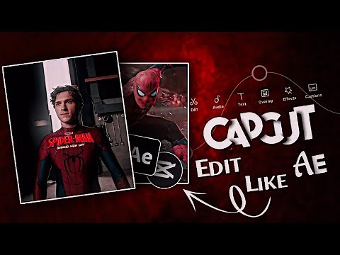 Trending 🔥 Spider Man Edit Tutorial | CapCut AE Style Editing