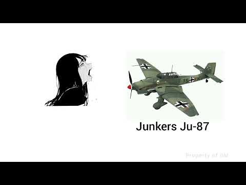 please stop saying dumbass things you're not even making sense meme (Ju-87 Stuka version)