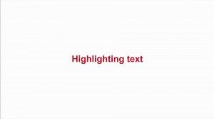 Computer-delivered IELTS tutorial - Highlighting text