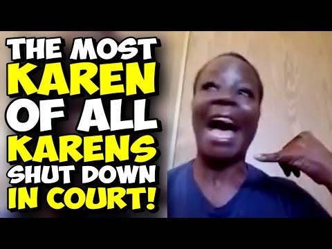 The MOST Karen Of All KARENS Gets Shut Down IN COURT!!! Pro Se FAIL!!!