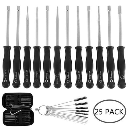25pcs Screwdriver Carburetor Adjustment Screwdriver Cleaning Brush Combination for Cleaning Carburetor and Fuel Pipeline - Walmart.ca
